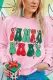 SANTA BABY Sweet Floral Graphic Sweatshirt