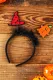 Halloween Witch Hat Plush Decor Hairband