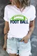 Football Round Neck Casual T-Shirts