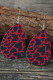 Leopard Graphic Drop Earrings