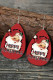 Merry Christmas Santa Claus Hook Earrings