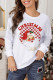 Merry Christmas Santa Claus Round Neck Casual Pullover Sweatshirt