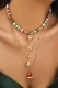 Christmas Beads Choker Necklaces