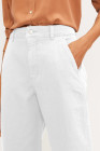 Everlane Women's White and Cream Trousers