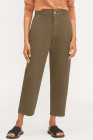 Light French Beige Everlane Women's White and Cream Trousers