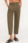 Light French Beige Everlane Women's White and Cream Trousers