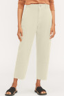 Beige Everlane Women's White and Cream Trousers
