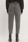 Dark Grey Everlane Women's White and Cream Trousers