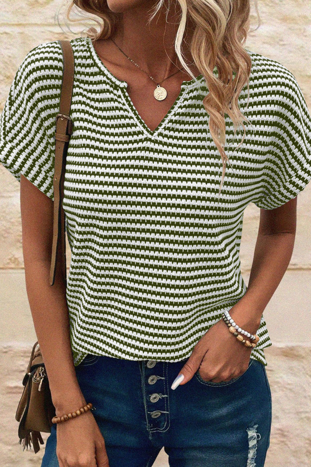 Green Stripe T-shirt