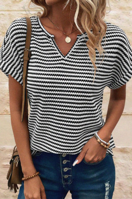 White Stripe T-shirt LC25226501-P119