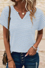 Sky Blue Stripe T-shirt