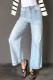 EVALESS Womens Wide Leg Baggy Jeans High Waisted Stretchy Loose Basic Trouser Denim Pants 2025 Trendy Womenswear Outfits