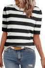 Black Stripe sweater tops