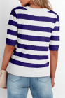 Navy Stripe sweater tops