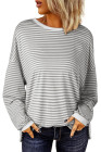 Gray Stripe top