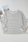 Gray Stripe top