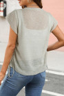 Gray sweater cardigan vest