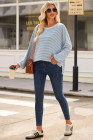 Sky Blue Stripe top