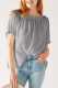 Light Grey Ibiza Blouse
