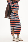 Navy Stripe skirt sets