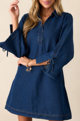 Bluing women's denim dress LC786807-P105