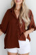 Camel Mocha Oversized Blouse
