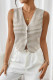 Khaki Stripe vest
