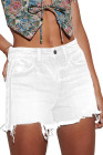 EVALESS Women's Spring and Summer Denim Shorts with Pockets Ladies Pants