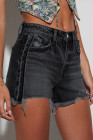 EVALESS Women's Spring and Summer Denim Shorts with Pockets Ladies Pants