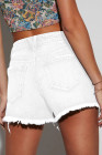 EVALESS Women's Spring and Summer Denim Shorts with Pockets Ladies Pants