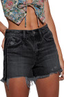 EVALESS Women's Spring and Summer Denim Shorts with Pockets Ladies Pants