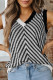 Black Wilma V-Neck Knitted Vest