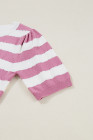 Pink Stripe sweater tops