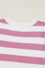 Pink Stripe sweater tops