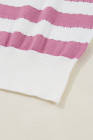 Pink Stripe sweater tops