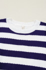 Navy Stripe sweater tops