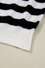 Black Stripe sweater tops