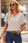 Beige Stripe T-shirt