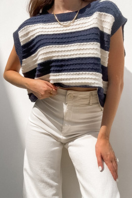 Blue Stripe sweater LC276723-P519