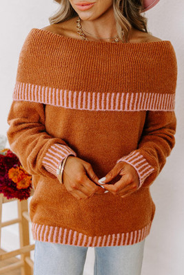 Russet Orange sweater LC2726234-P7014