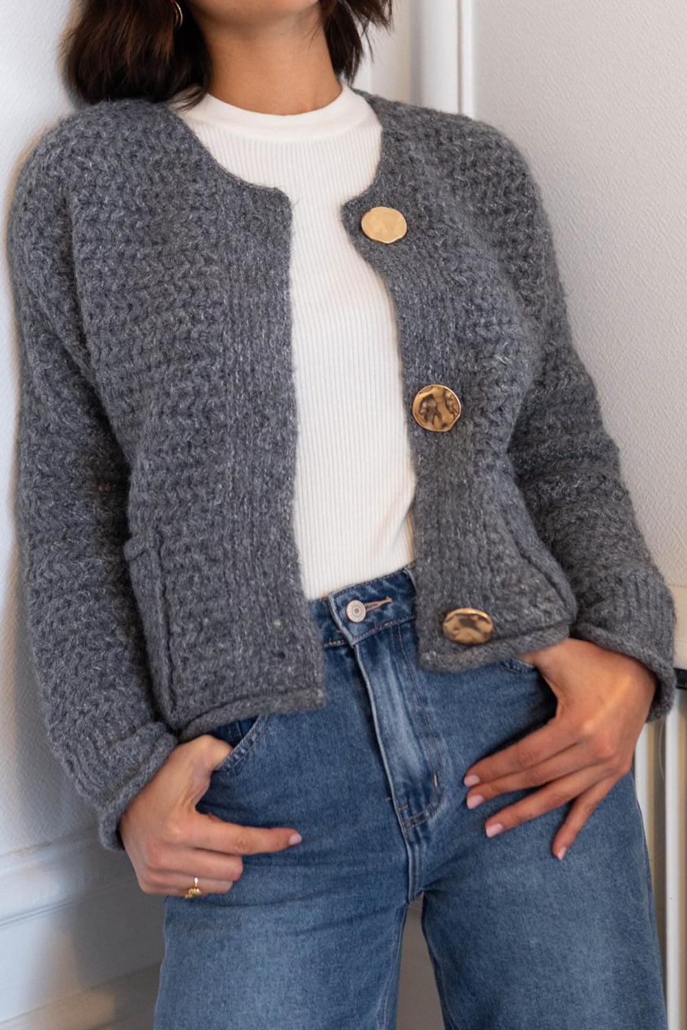 Medium Grey Cardigans