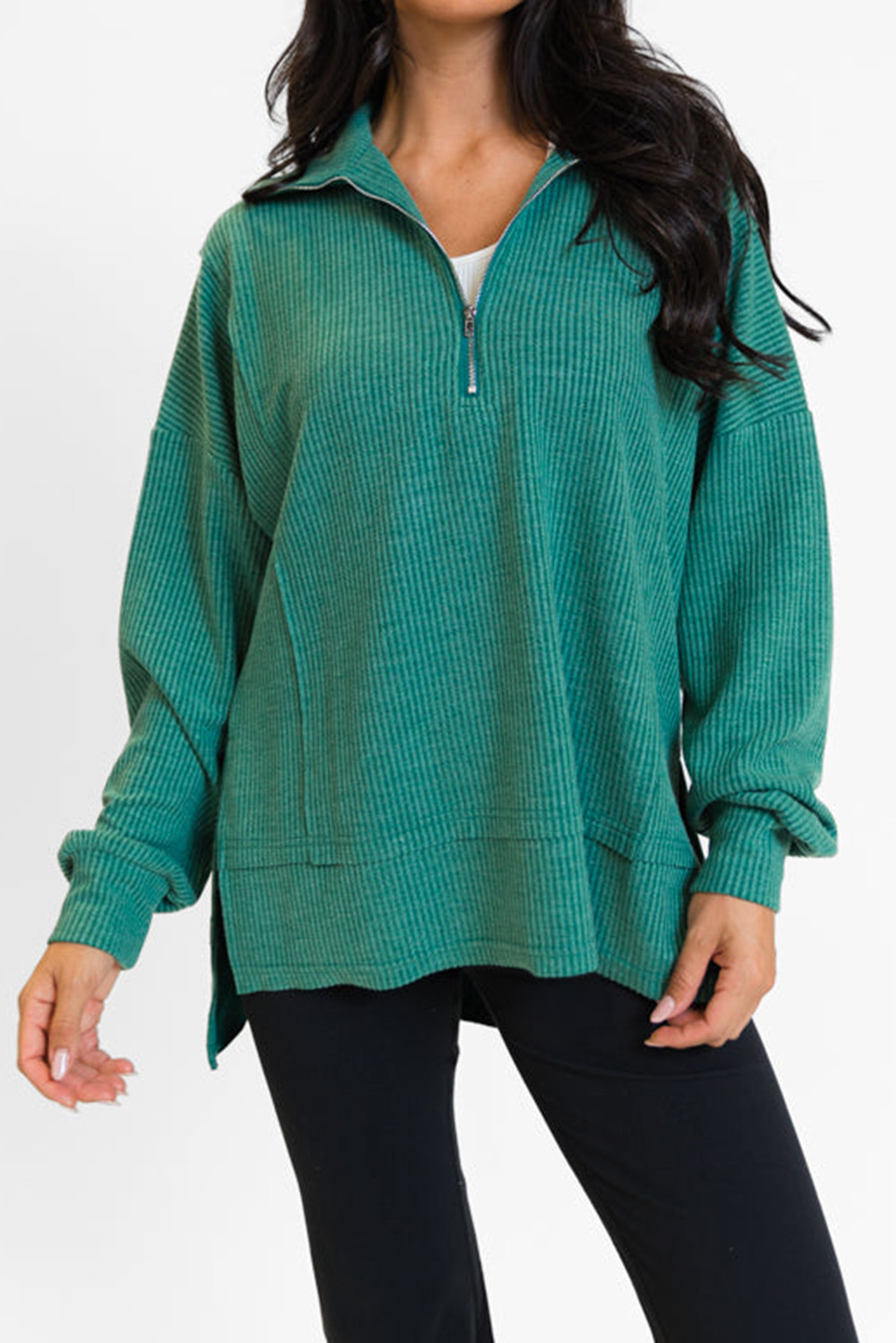 Dark Green pullover sweatshirt