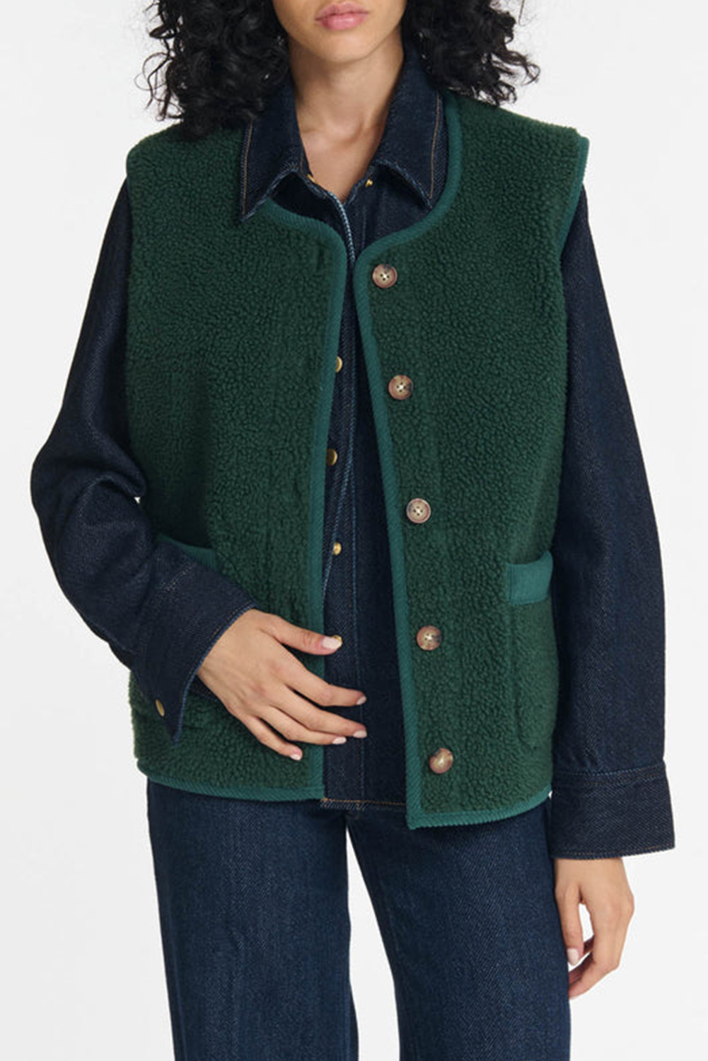 Blackish Green vest