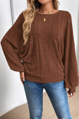 Dark Brown Blouse LC25131014-P5017