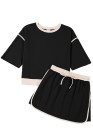 Black skirt sets