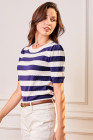 Navy Stripe sweater tops