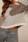 Gray Stripe SWEATER