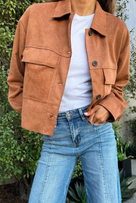 Chestnut jacket LC8513597-P2017