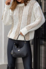Khaki Stripe SWEATER