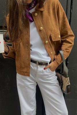 Chestnut Terry Jacket LC8513596-P2017